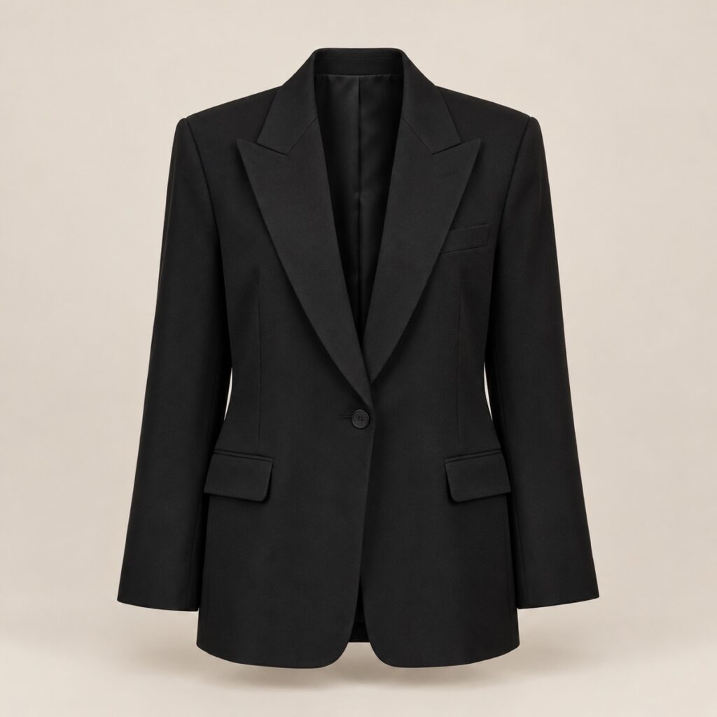 Blazer Alfaiataria Oversized Preto