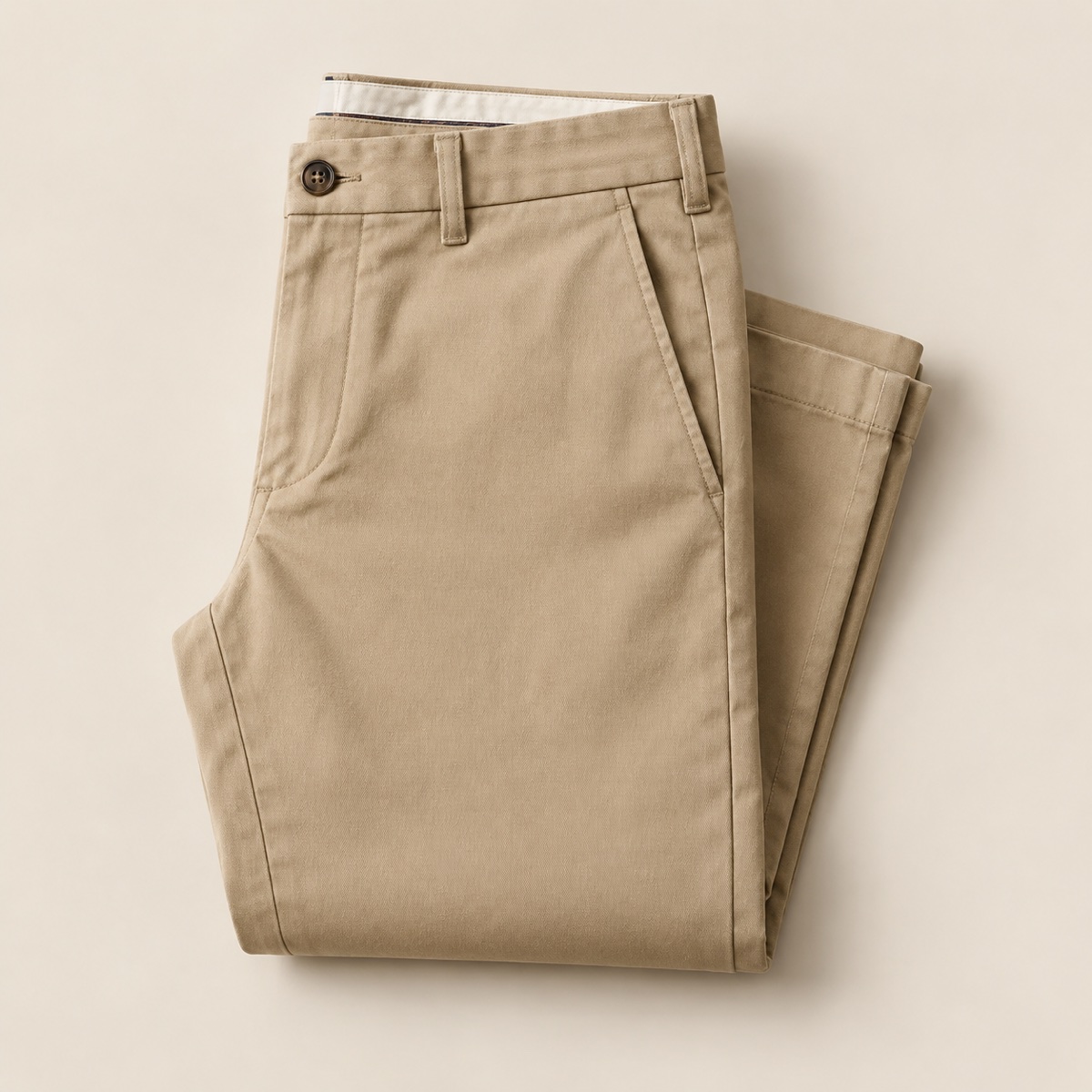 Calça Chino Masculina Cáqui