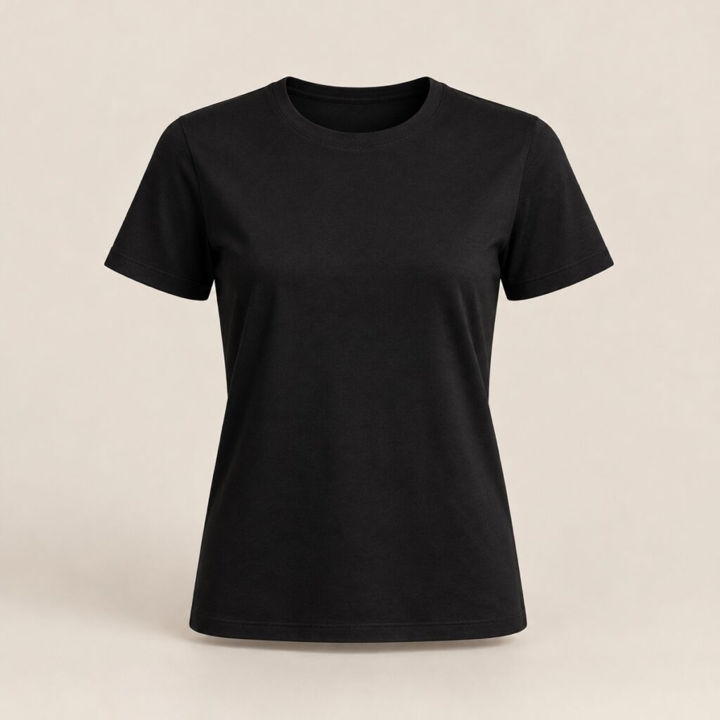 Camiseta Algodão Pima – Preto