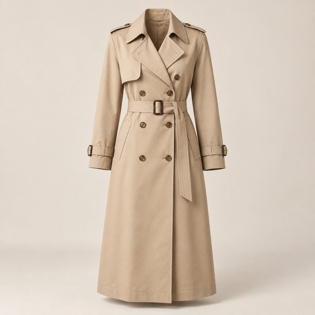 Trench Coat Clássico Bege