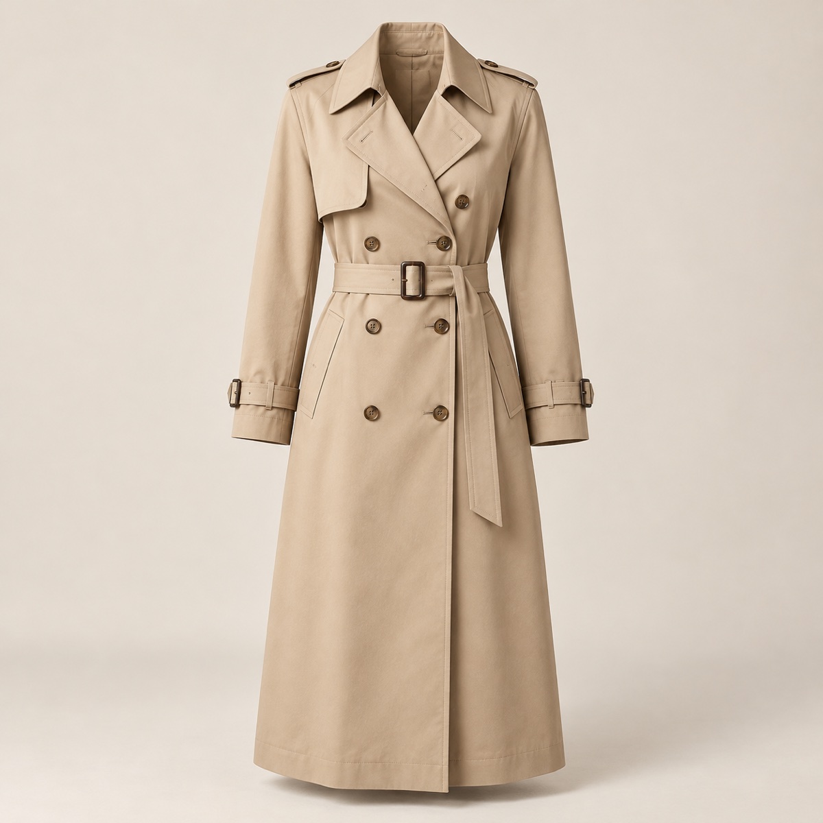 Trench Coat Clássico Bege